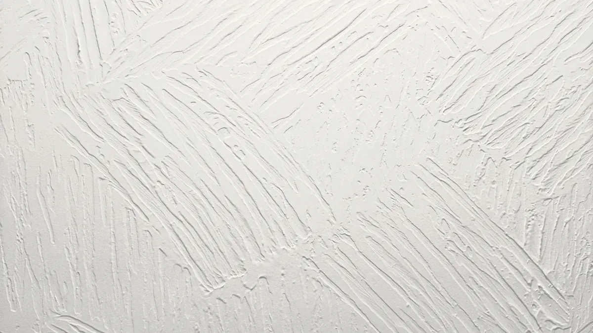 Tree bark knockdown drywall texture made with a patterned roller